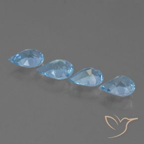 Shop natural 2.61ct Bleu ciel Topaze gems, En forme de poire, from Brésil at GemSelect. In stock, global shipping!