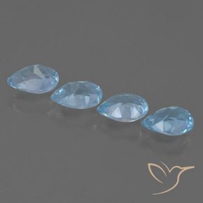 Shop natural 3.04ct Bleu ciel Topaze gems, En forme de poire, from Brésil at GemSelect. In stock, global shipping!