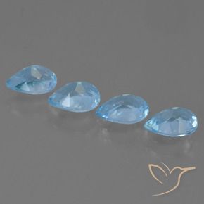 Shop natural 3.35ct Bleu ciel Topaze gems, En forme de poire, from Brésil at GemSelect. In stock, global shipping!