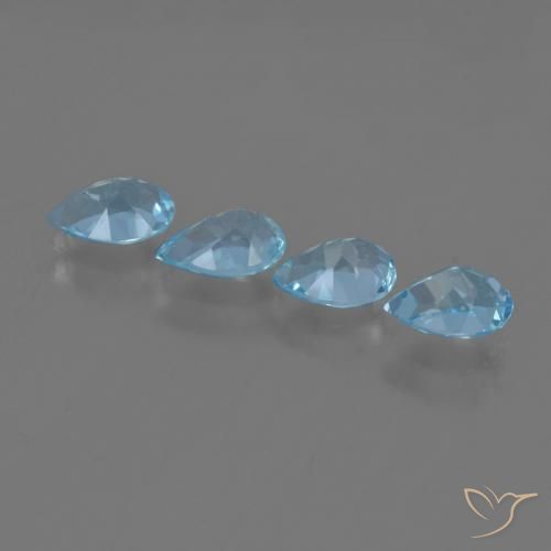 Shop natural 3.11ct Bleu Suisse Topaze gems, En forme de poire, from Brésil at GemSelect. In stock, global shipping!