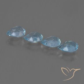 Shop natural 3.04ct Bleu Suisse Topaze gems, En forme de poire, from Brésil at GemSelect. In stock, global shipping!