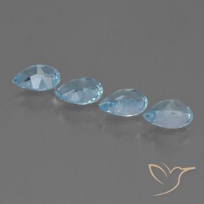 Shop natural 3.39ct Bleu ciel Topaze gems, En forme de poire, from Brésil at GemSelect. In stock, global shipping!
