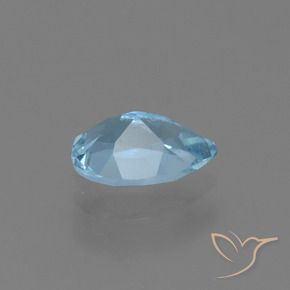 Topaze Bleu Suisse naturelle En forme de poire, 0.85 ct, VS