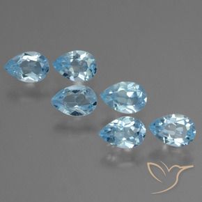 Shop natural 2.88ct Bleu ciel Topaze gems, En forme de poire, from Brésil at GemSelect. In stock, global shipping!