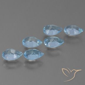 Shop natural 2.88ct Bleu ciel Topaze gems, En forme de poire, from Brésil at GemSelect. In stock, global shipping!