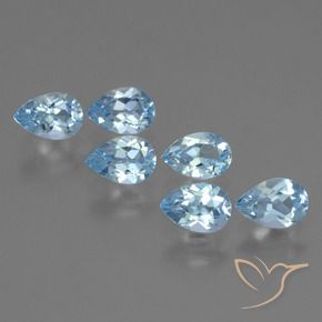 Shop natural 3.13ct Bleu Suisse Topaze gems, En forme de poire, from Brésil at GemSelect. In stock, global shipping!
