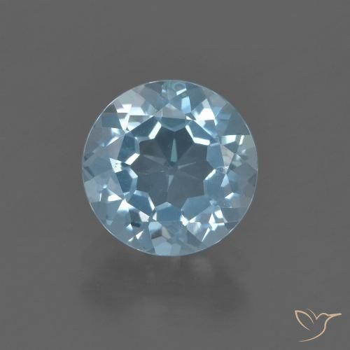 2.21ct Naturel Bleu ciel Topaze, Tour, VS