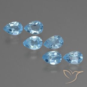 Shop natural 2.93ct Bleu ciel Topaze gems, En forme de poire, from Brésil at GemSelect. In stock, global shipping!