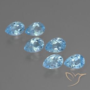Shop natural 3.15ct Bleu Suisse Topaze gems, En forme de poire, from Brésil at GemSelect. In stock, global shipping!