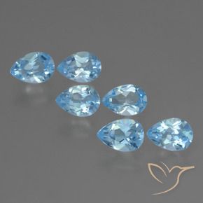 Shop natural 3.10ct Bleu Suisse Topaze gems, En forme de poire, from Brésil at GemSelect. In stock, global shipping!