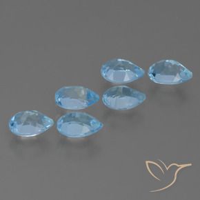 Shop natural 3.10ct Bleu Suisse Topaze gems, En forme de poire, from Brésil at GemSelect. In stock, global shipping!