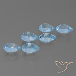 Shop natural 3.31ct Bleu ciel Topaze gems, En forme de poire, from Brésil at GemSelect. In stock, global shipping!