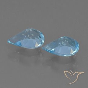 Shop natural 1.54ct Bleu Suisse Topaze gems, En forme de poire, from Brésil at GemSelect. In stock, global shipping!