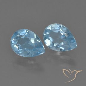 Shop natural 1.64ct Bleu Suisse Topaze gems, En forme de poire, from Brésil at GemSelect. In stock, global shipping!