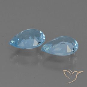 Shop natural 1.64ct Bleu Suisse Topaze gems, En forme de poire, from Brésil at GemSelect. In stock, global shipping!