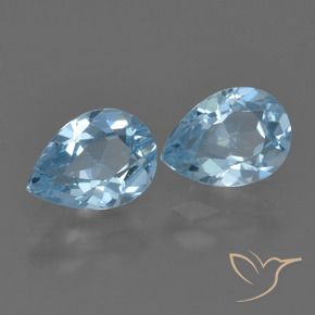 Shop natural 1.77ct Bleu Suisse Topaze gems, En forme de poire, from Brésil at GemSelect. In stock, global shipping!