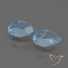 Shop natural 1.77ct Bleu Suisse Topaze gems, En forme de poire, from Brésil at GemSelect. In stock, global shipping!