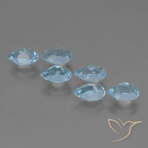 Shop natural 3.06ct Bleu ciel Topaze gems, En forme de poire, from Brésil at GemSelect. In stock, global shipping!