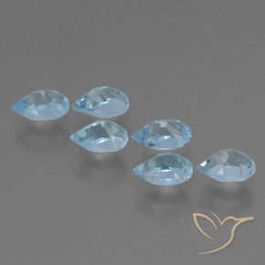 Shop natural 3.55ct Bleu ciel Topaze gems, En forme de poire, from Brésil at GemSelect. In stock, global shipping!