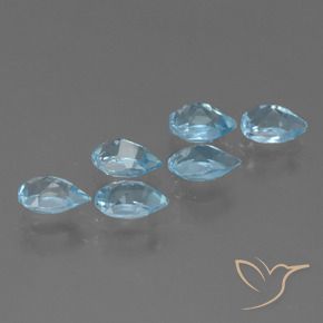 Shop natural 3.62ct Bleu ciel Topaze gems, En forme de poire, from Brésil at GemSelect. In stock, global shipping!