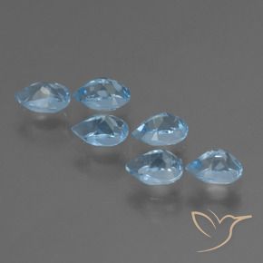 Shop natural 3.71ct Bleu ciel Topaze gems, En forme de poire, from Brésil at GemSelect. In stock, global shipping!