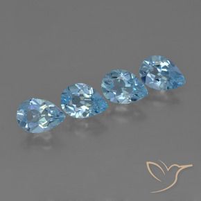 Shop natural 3.02ct Bleu Suisse Topaze gems, En forme de poire, from Brésil at GemSelect. In stock, global shipping!