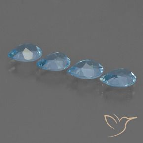 Shop natural 3.18ct Bleu Suisse Topaze gems, En forme de poire, from Brésil at GemSelect. In stock, global shipping!