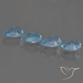 Shop natural 3.33ct Bleu Suisse Topaze gems, En forme de poire, from Brésil at GemSelect. In stock, global shipping!