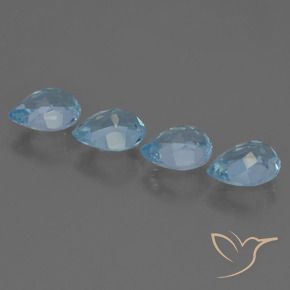 Shop natural 3.47ct Bleu ciel Topaze gems, En forme de poire, from Brésil at GemSelect. In stock, global shipping!