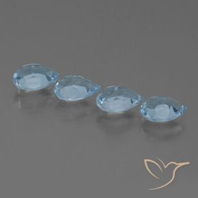 Shop natural 3.27ct Bleu ciel Topaze gems, En forme de poire, from Brésil at GemSelect. In stock, global shipping!