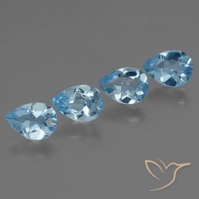 Shop natural 3.10ct Bleu Suisse Topaze gems, En forme de poire, from Brésil at GemSelect. In stock, global shipping!