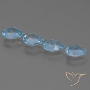 Shop natural 3.10ct Bleu Suisse Topaze gems, En forme de poire, from Brésil at GemSelect. In stock, global shipping!