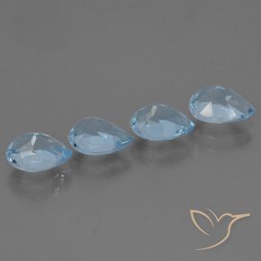 Shop natural 3.35ct Bleu Suisse Topaze gems, En forme de poire, from Brésil at GemSelect. In stock, global shipping!