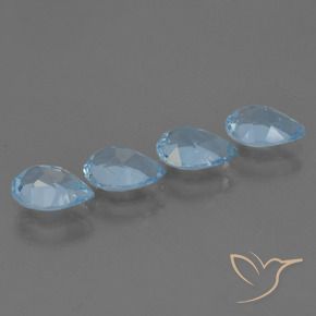 Shop natural 3.16ct Bleu Suisse Topaze gems, En forme de poire, from Brésil at GemSelect. In stock, global shipping!