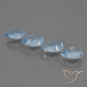 Shop natural 3.30ct Bleu Suisse Topaze gems, En forme de poire, from Brésil at GemSelect. In stock, global shipping!