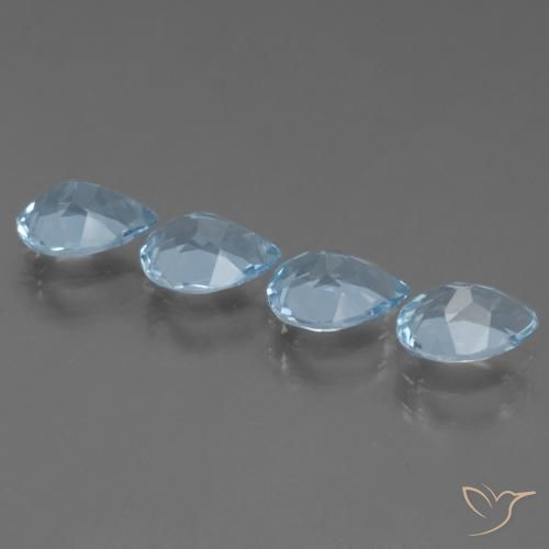 Shop natural 3.43ct Bleu ciel Topaze gems, En forme de poire, from Brésil at GemSelect. In stock, global shipping!