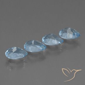 Shop natural 3.45ct Bleu Suisse Topaze gems, En forme de poire, from Brésil at GemSelect. In stock, global shipping!