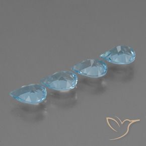 Shop natural 2.82ct Bleu ciel Topaze gems, En forme de poire, from Brésil at GemSelect. In stock, global shipping!