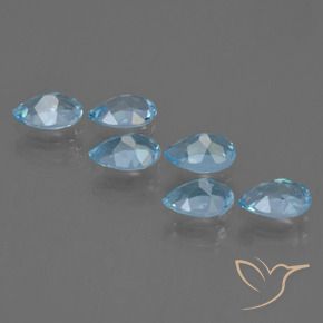 Shop natural 3.02ct Bleu Suisse Topaze gems, En forme de poire, from Brésil at GemSelect. In stock, global shipping!