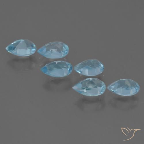 Shop natural 3.12ct Bleu ciel Topaze gems, En forme de poire, from Brésil at GemSelect. In stock, global shipping!