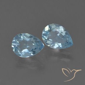 Shop natural 1.60ct Bleu ciel Topaze gems, En forme de poire, from Brésil at GemSelect. In stock, global shipping!