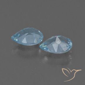 Shop natural 1.60ct Bleu ciel Topaze gems, En forme de poire, from Brésil at GemSelect. In stock, global shipping!