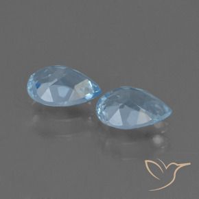 Shop natural 1.71ct Bleu ciel Topaze gems, En forme de poire, from Brésil at GemSelect. In stock, global shipping!