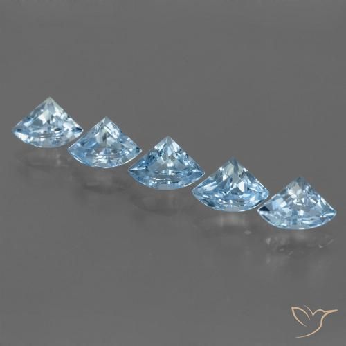 3.63ctw Naturel Bleu Suisse Topaze, Fantaisie, VVS-VS
