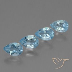 Shop natural 2.16ct Bleu ciel Topaze gems, En forme de poire, from Brésil at GemSelect. In stock, global shipping!