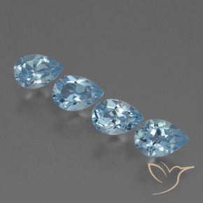 Shop natural 2.45ct Bleu Suisse Topaze gems, En forme de poire, from Brésil at GemSelect. In stock, global shipping!
