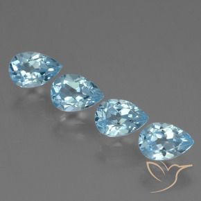 Shop natural 2.48ct Bleu ciel Topaze gems, En forme de poire, from Brésil at GemSelect. In stock, global shipping!