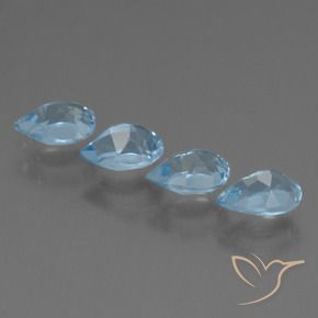 Shop natural 2.34ct Bleu ciel Topaze gems, En forme de poire, from Brésil at GemSelect. In stock, global shipping!