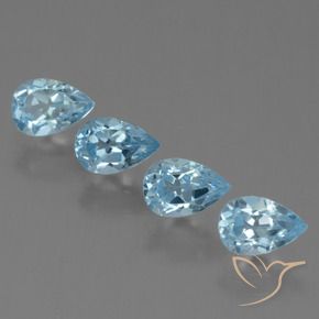 Shop natural 2.49ct Bleu Suisse Topaze gems, En forme de poire, from Brésil at GemSelect. In stock, global shipping!