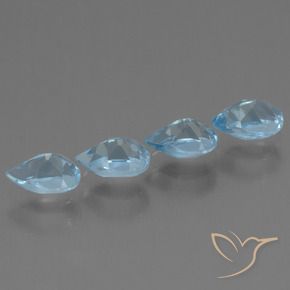 Shop natural 2.49ct Bleu Suisse Topaze gems, En forme de poire, from Brésil at GemSelect. In stock, global shipping!